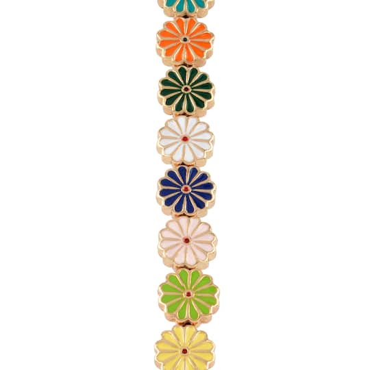 Mixed Daisy Beads, 12mm by Bead Landing™